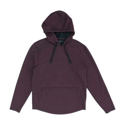 Burgundy Solid Hoodie Pullover