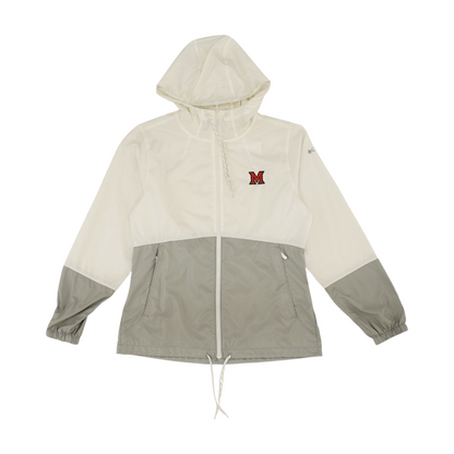 White Color Block Active Jacket
