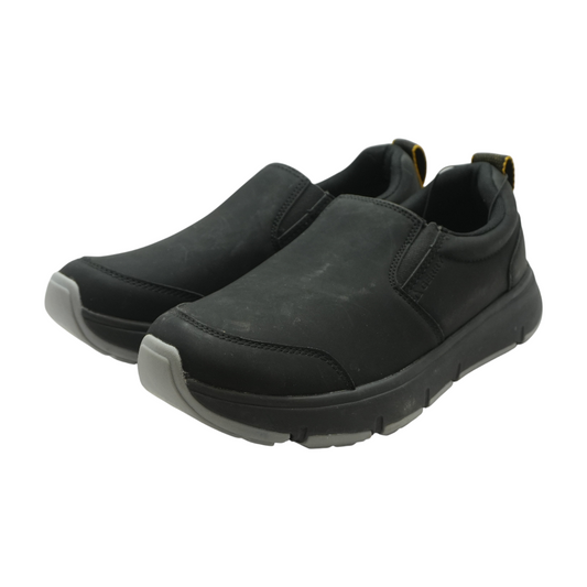 Black Slip-On Casual Shoes