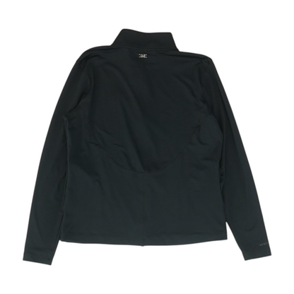 Black Solid Active Jacket