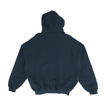 Black Solid Hoodie Pullover