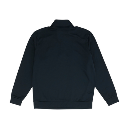 Black Solid 1/4 Zip Pullover