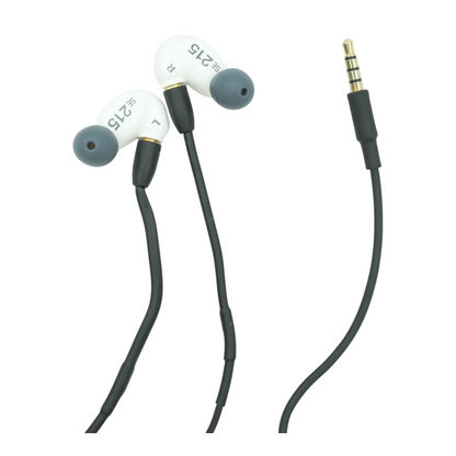 White SE215 Wired Earbuds