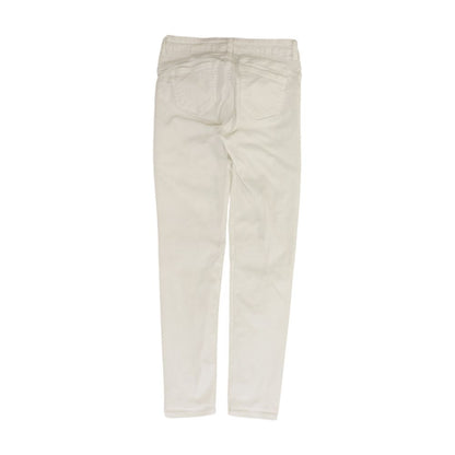 White High Rise Skinny Leg Jeans