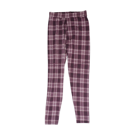 Purple Plaid Fashion Leggings