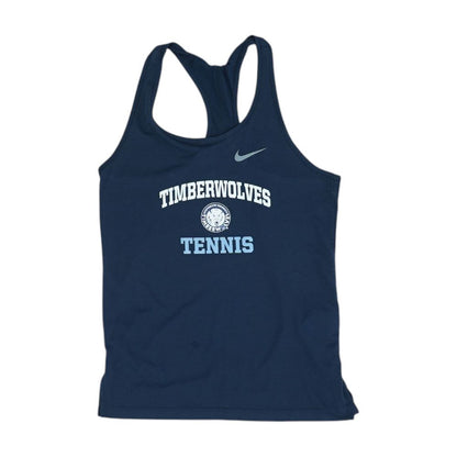Navy Northwood University Timberwolves Active Tank