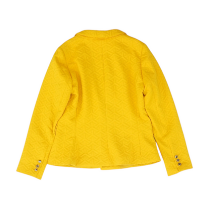 Yellow Solid Blazer