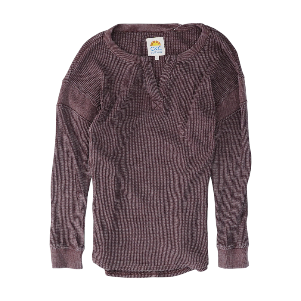Brown Solid Sweatshirt Pullover