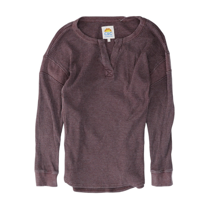 Brown Solid Sweatshirt Pullover
