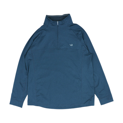 Charcoal Solid 1/4 Zip Pullover