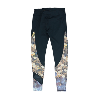 Black Color Block Active Leggings