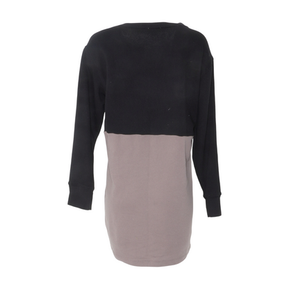 Black Color Block Mini Dress