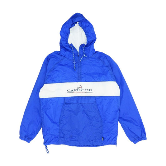 Blue Color Block 1/4 Zip Pullover