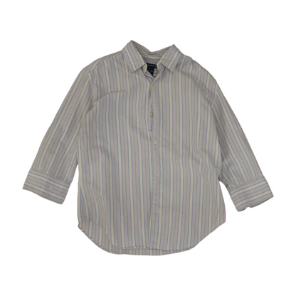 Pink Striped Long Sleeve Button Down