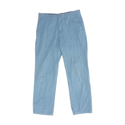 Blue Solid Chino Pants