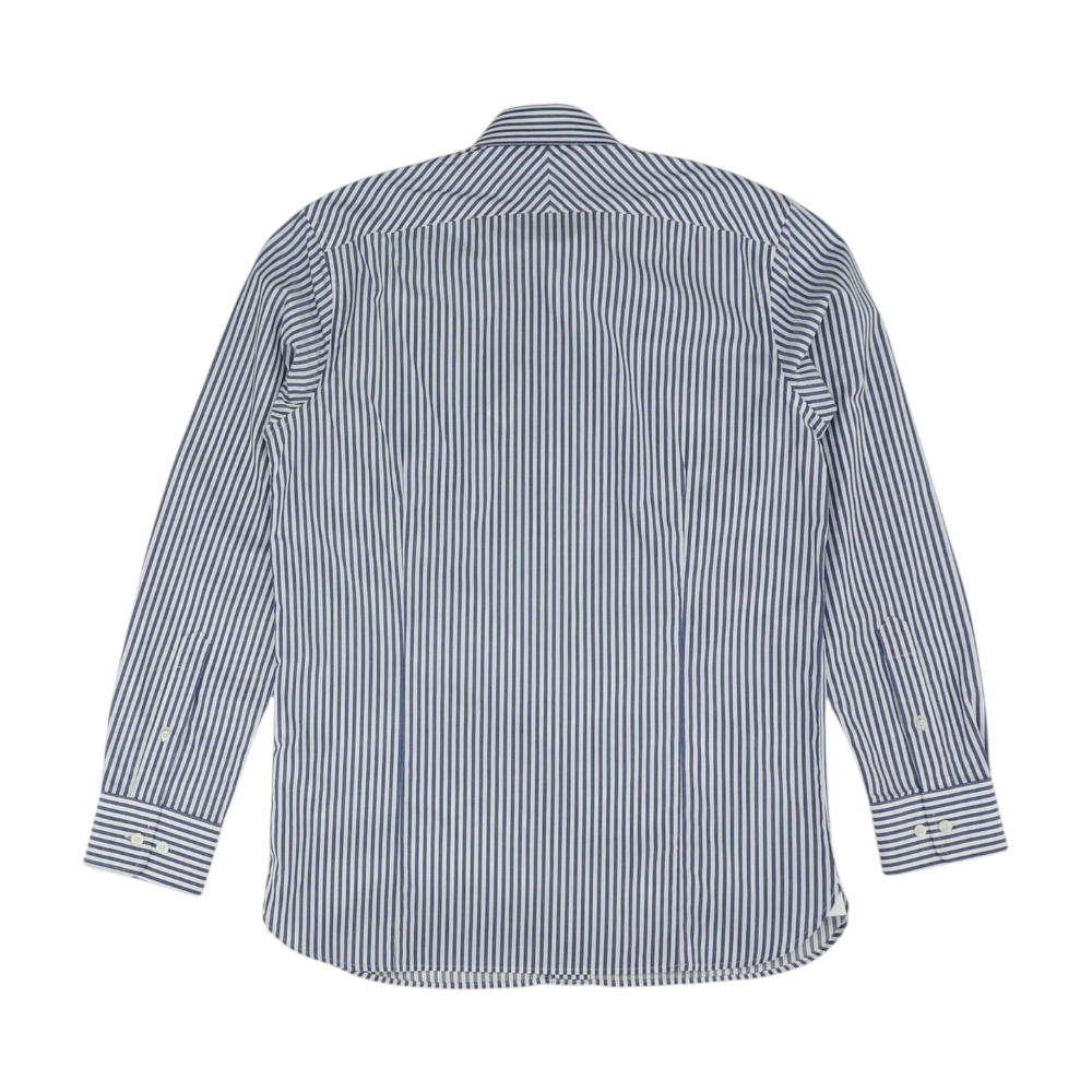Blue Striped Long Sleeve Button Down