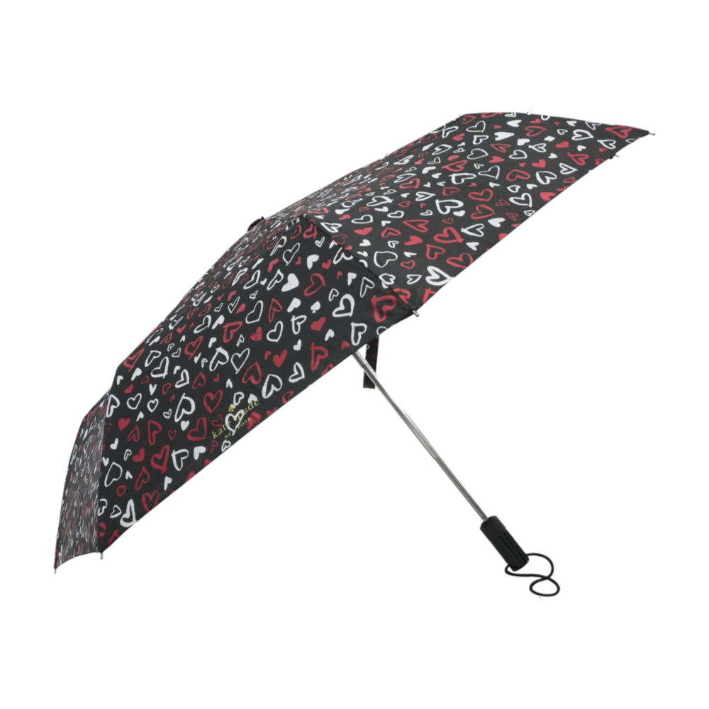 Scribble Hearts Travel Umbrella