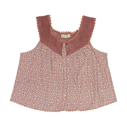 Pink Floral Blouse