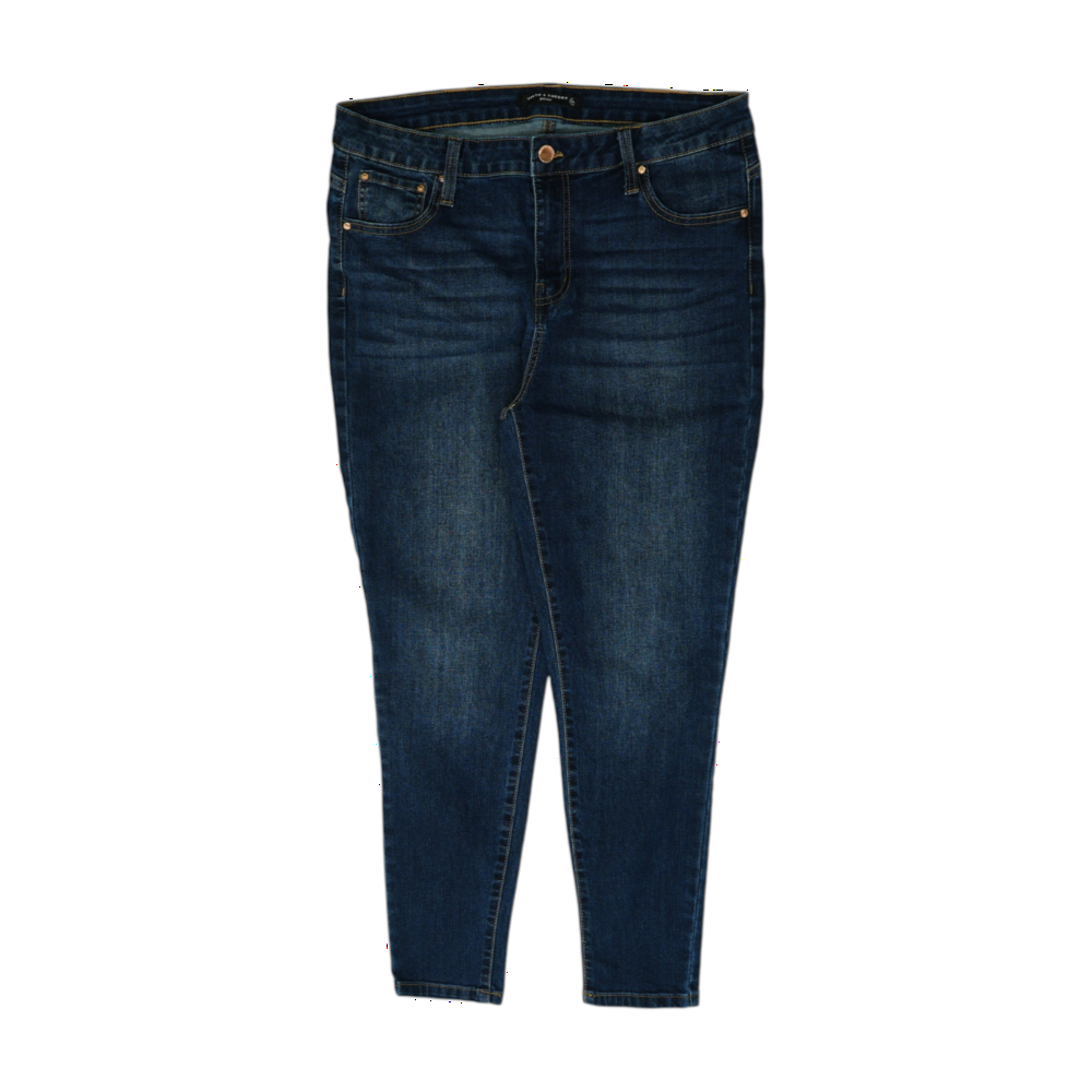 Truth + Theory Navy Petite Skinny Jeans – Image 1