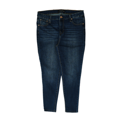 Truth + Theory Navy Petite Skinny Jeans – Image 1