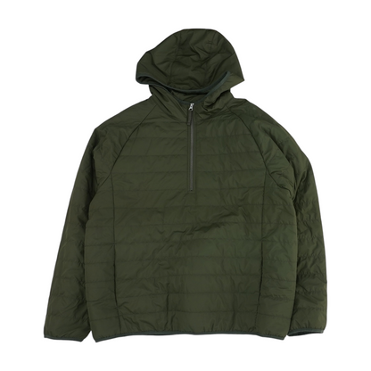 Green Solid 1/4 Zip Pullover