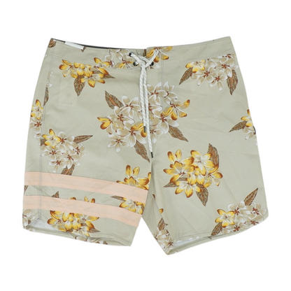 Beige Floral Swim Bottom