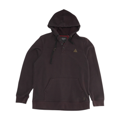Burgundy Solid Hoodie Pullover