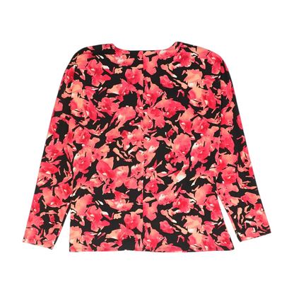 Black Floral Blouse