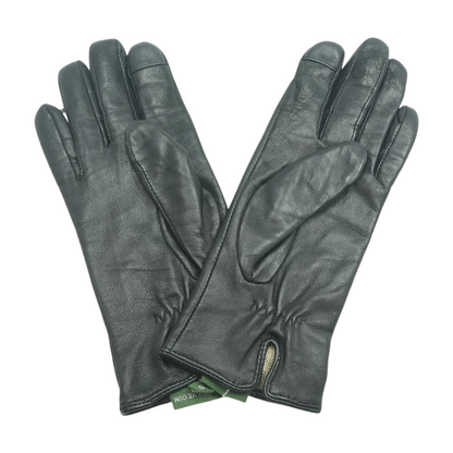 Black Leather Gloves