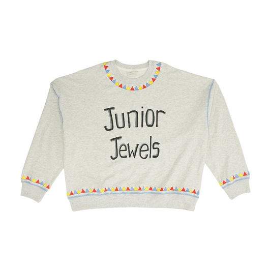 Gray Solid Sweatshirt Pullover
