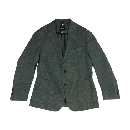 Green Short Solid Sport Coat