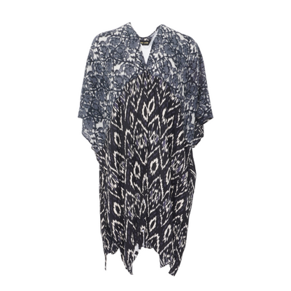 Black Abstract Blouse