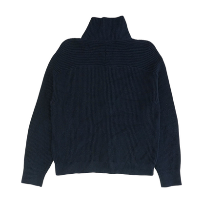 Navy 1/4 Zip Sweater