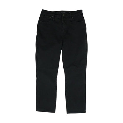 Black Solid Slim Leg Jeans