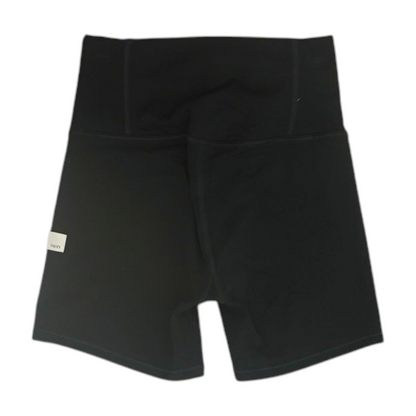 Black Solid Active Shorts