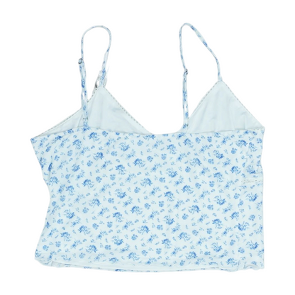 Blue Floral Blouse