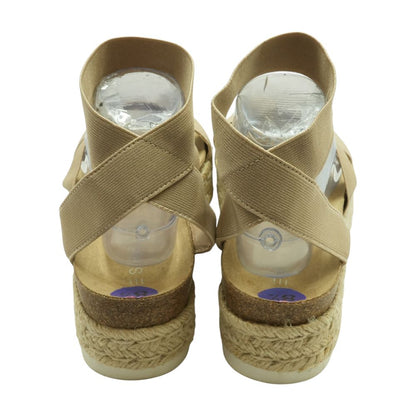 Beige Platform Sandals
