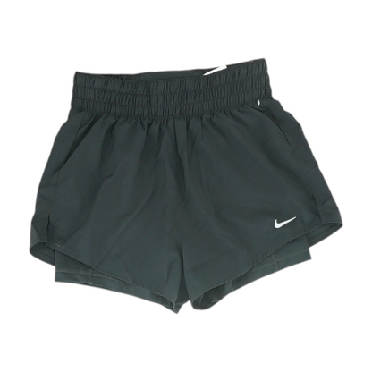 Black Solid Active Shorts
