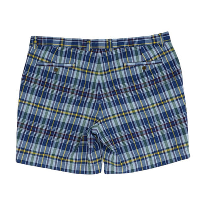 Multi Plaid Chino Shorts