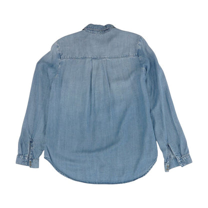 Blue Solid Button Down