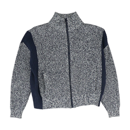 Navy Print Jacket