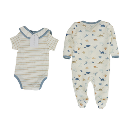 Multi Graphic Pajama Set