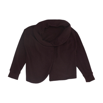Burgundy Solid Blazer