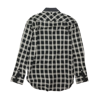 Black Check Long Sleeve Button Down