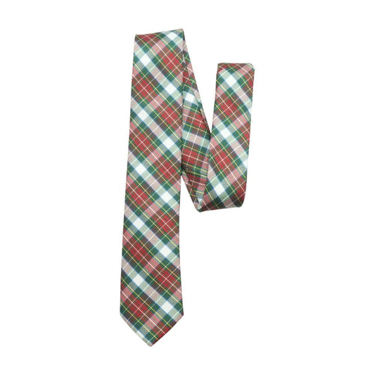 Green Plaid Tie