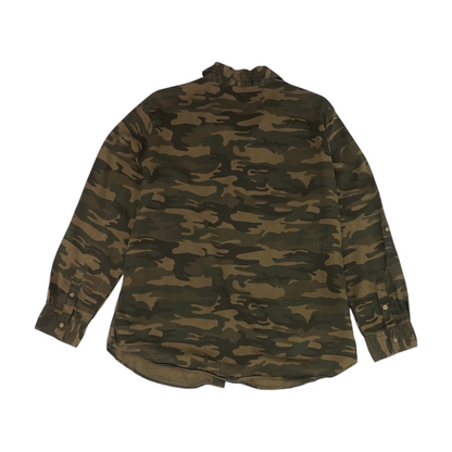 Green Camo Button Down