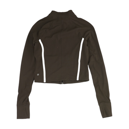 Brown Solid Active Jacket