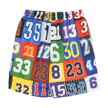 Multi Graphic Active Shorts