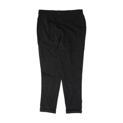 Black Geometric Pants