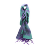 Indigo Graphic Wool Scarf